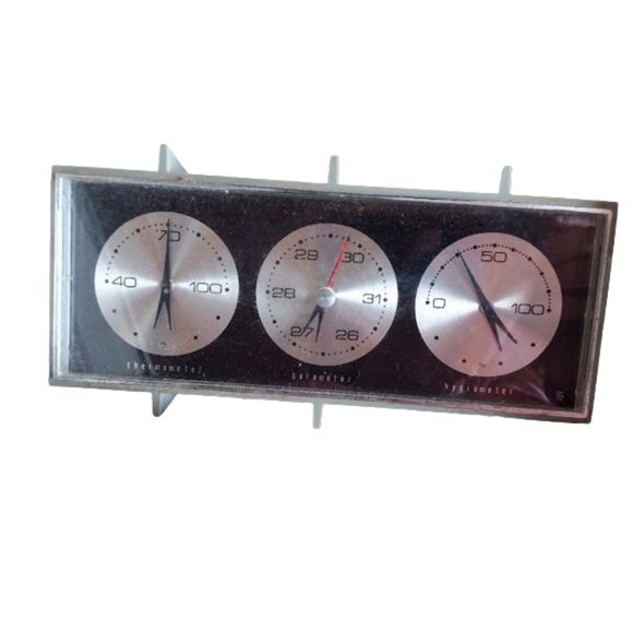Made in USA Desktop Weather Station Hygrometer Barometer Thermometer - Picture 1 of 6